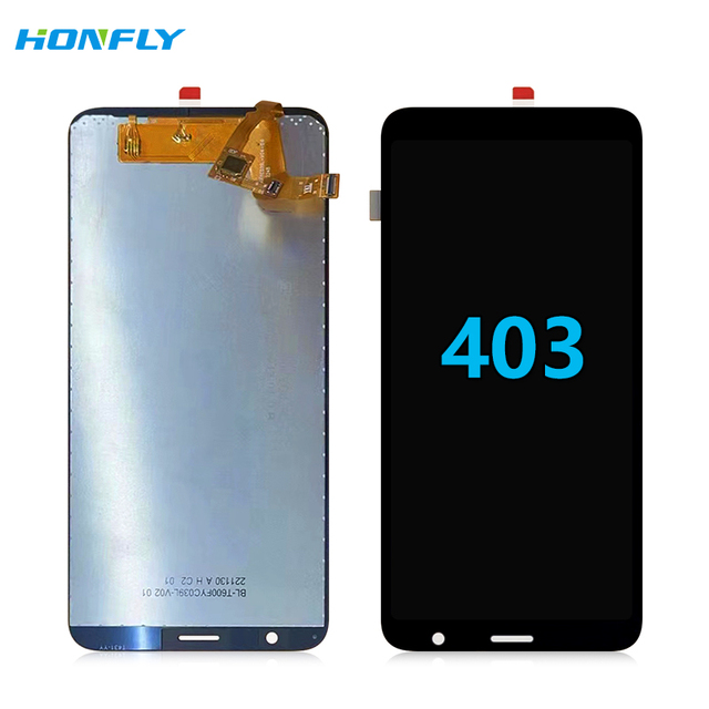 Honfly 6.0" Mobile Phone Lcd for Tcl 403 T431D T431U T431Q T431P T431A T431E Lcd Touch Display Assembly Screen Replacement
