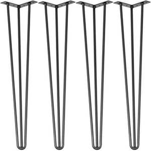 Modern Gold Iron Steel Metal Hairpin Furniture <b>Legs</b> <b>for</b> TV Stand Bed <b>Sofa</b> Outdoor Living Room Versatile Use Bedroom Workshop - Product Image 3