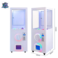 Distributeur automatique de capsules commerciales grande capacité, à monnayeur, avec paiement sans espèces par carte de crédit, pour centres commerciaux