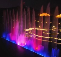 2024 Offre Spéciale!!! Fontaine musicale pour danser sur l'eau Multimédia Spectacle aquatique Musical, danse sur l'eau, éclairage, laser, etc. Effet
