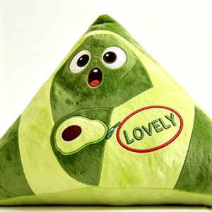 Peluche Zongzi, coussin en forme de boulette de riz, peluche du Festival des Bateaux-Dragons, coussin alimentaire triangulaire, peluche patchwork verte, fête chinoise - Product Image 5