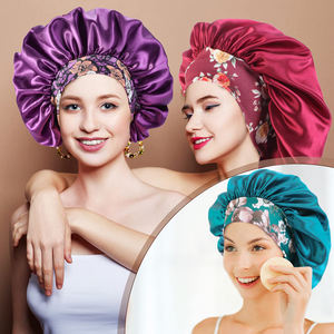 أنقرة لطيف الحرير اصطف بونيه النساء الجمال طباعة حريري الأغطية العناية بالشعر ليلة كاب غطاء رأس - Product Image 1