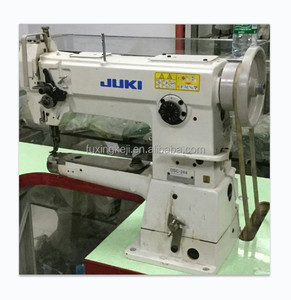 Máquina de Coser Industrial Juki DSC 244 Usada, de Una Sola Aguja, con Brazo Cilíndrico y Pie de Arrastre, para Materiales Pesados y Bolsos de Cuero - Product Image 1