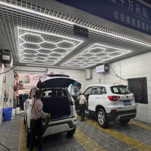 Luces LED Hexagonales para <span class=keywords><strong>Salón</strong></span> <span class=keywords><strong>de</strong></span> Belleza, Barbería, <span class=keywords><strong>Lavado</strong></span> <span class=keywords><strong>de</strong></span> <span class=keywords><strong>Autos</strong></span>, Estudio, Detallado, Techo <span class=keywords><strong>de</strong></span> Garaje - Product Image 4