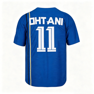 เสื้อเบสบอลเย็บติดลายสไตล์เรโทรสำหรับผู้ชาย รุ่นย้อนยุค หมายเลข 16 โชเฮย์ โอทานิ 51 อิจิโร่ ซูซูกิ 11 โชเฮย์ โอทานิ ไซส์ S-3XL - Product Image 5