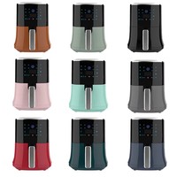 Appareils intelligents 2.5L grande capacité en acier inoxydable sans fumée Air Fryer Four à micro-ondes Observation numérique Usage domestique