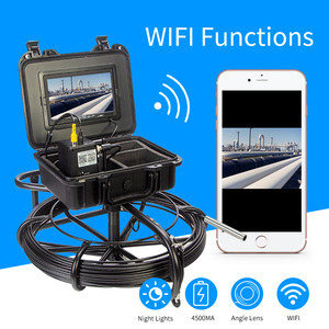 Cámara de inspección de tuberías de drenaje de alcantarillado inalámbrica de vídeo Industrial HD 30M Cámara Wifi de drenaje de alcantarillado de diámetro pequeño - Product Image 6