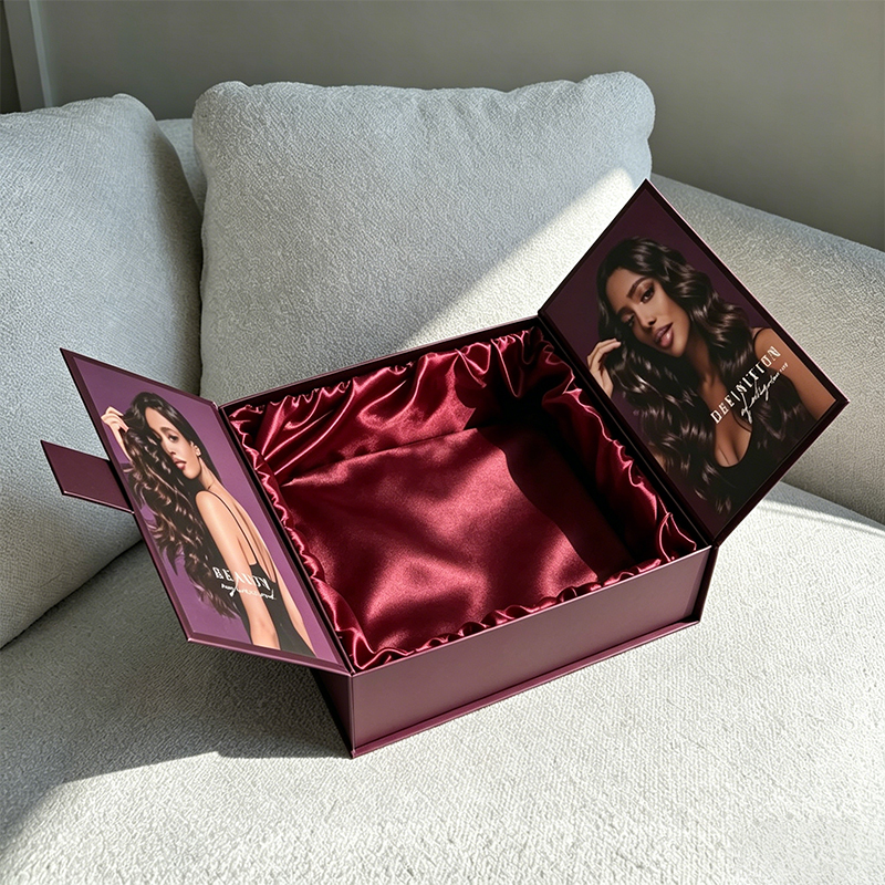 Deep Purple Double-Door Opening magnetic packaging