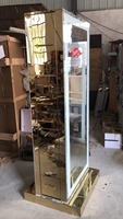 10 yıl garanti sıcak satış klasik LED kuaför ayna istasyonu ticari Styling istasyonu paslanmaz çelik taban