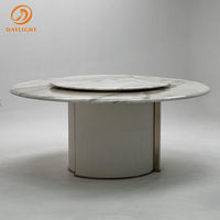 Table à manger extensible en marbre moderne de haute qualité pour 6 personnes, fabriquée sur mesure par une usine de meubles ODM