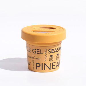 Pas de feu aromathérapie parfum de voiture parfum de maison Purification <span class=keywords><strong>d</strong></span>ésodorisant sous forme de gel parfum de crème glacée solide en papier - Product Image 5