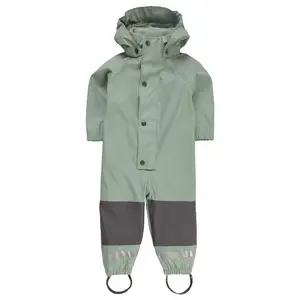 Professional Production of Children's Baby Rain Coat Coverall Waterproof Toddler Rainsuit PU Fabric Kids One Piece Raincoat