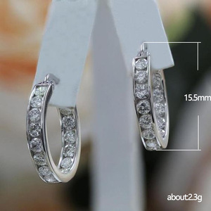 Orecchini a Cerchio Rotondi per Donne, Stile Estivo Semplice e Versatile, Gioielli alla Moda - Product Image 3