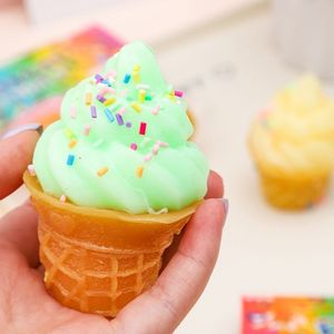 Hot Sale TPR Simulation Ice Cream Cone <b>Squishy</b> Stretchy Toys Slow Rising Stress Reliever Promotional Gifts for Kids Adults - Product Image 3