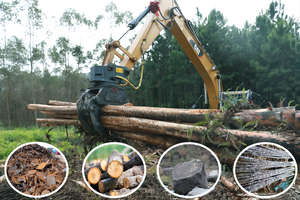 Machines forestières, grappin pour bois, grappins pour bois de construction - Product Image 2