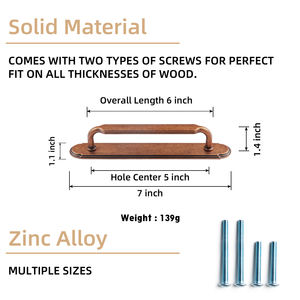 Роскошная мебель для интерьера спальни, фурнитура из цинкового сплава, ручки для шкафа, задняя пластина для кухонных ящиков, ручки для дома - Product Image 6
