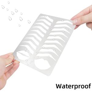 Pochoirs à sourcils durables en acier inoxydable OEM pour outil de cartographie Microblading PMU Starter - Product Image 2