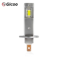 H7 H11 H4 H1 9005 9006 LED faro de coche Auto cabeza bombillas Canbus 50W 10000LM 6000K Mini tamaño con ventilador
