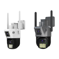Caméra IP 4G HD 6MP 4K extérieure étanche avec vision nocturne, suivi mobile bidirectionnel PTZ et stockage cloud