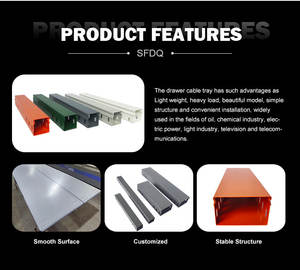 0.6-2mm kalınlığında paslanmaz kablo tepsisi <span class=keywords><strong>Metal</strong></span> korozyon direnci elektrik kablo tepsisi kanal - Product Image 3