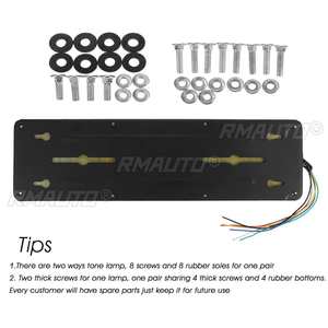 2 Piezas de Luces Traseras LED Dinámicas de 24V para Auto y Camión, Luz de Freno Trasera, Luz Estroboscópica Intermitente para Caravana, Remolque, Barco, Camión - Product Image 5