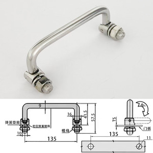 Tirador de Gabinete Plegable Giratorio de Acero Inoxidable 304 y Acero al Carbono, Diseño Minimalista para Cocina, Dormitorio y Cajones - Duradero y Fácil de Usar - Product Image 6