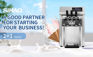 SIHAO Pre-cooling Commercial Ice <strong>Cream</strong> <strong>Maker</strong> A126 Ice <strong>Cream</strong> Machine Soft Serve Machine Portable Big Capacity Ice <strong>Cream</strong> Machine - Product Image 4