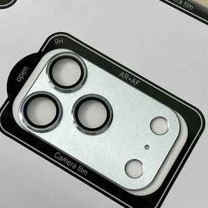 Kim loại hợp kim nhôm khung Matte Armor ống kính Bìa Tempered Glass Máy ảnh ống kính bảo vệ cho <span class=keywords><strong>iPhone</strong></span> 17 Pro Max 17 không khí 16 15 12 - Product Image 6