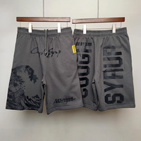 Haute qualité sirop contre la toux Shorts hommes décontracté coupe ample coton Streetwear été pantalons courts