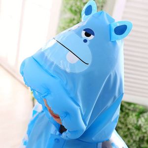 <b>Waterproof</b> PVC Raincoat <b>Set</b> with Inflatable Brim Bag Space Kids Single-Person Rainwear Boys Girls for School Hiking Custom Logo - Product Image 3