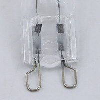 Ampoule halogène en verre G9 haute température 220V 18W/28W/42W pour four et friteuse à air, anti-explosion, Ra100, angle de faisceau 270°, 210-850LM, 2700K