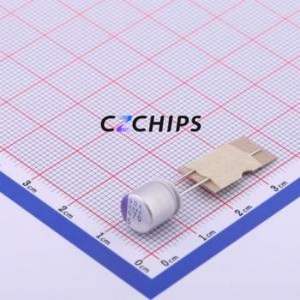 6SEPC470MX+TSS Solid Capacitor Through hole Component (THT),D8xL9mm 470uF 20% 6.3V 5.7A100kHz - Product Image 1