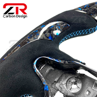 Accessoires intérieurs de voiture personnalisés en fibre de carbone forgée, volant sport en cuir pour Hyundai Elantra N Veloster N I30N I20N
