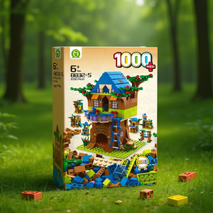 Kit de construction de maison dans les arbres, 1000 pièces, blocs de construction pour enfants de 6 ans et plus - Product Image 3