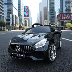 Elektrisches Kinder-Vierrad-Fahrzeug mit Fernbedienung aus Kunststoff für Jungen und Mädchen mit Doppeltür-Design Aufsitz-Autos - Product Image 4