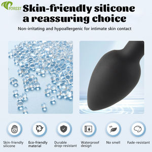 Özel Logolu Uzaktan Kumandalı <span class=keywords><strong>Anal</strong></span> <span class=keywords><strong>Plug</strong></span> 10 Hızlı Düşük Sesli ABS Silikon Flört G Noktası Klitoral Vibratör %100 Su Geçirmez USB Vibratör - Product Image 2