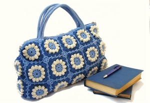 2020 Ultimo Disegno Fatto <span class=keywords><strong>a</strong></span> <span class=keywords><strong>Mano</strong></span> <span class=keywords><strong>a</strong></span> Maglia Crochet Borse Personalizzare Lady Ricamato Borsa Del Fiore per Le Donne - Product Image 3