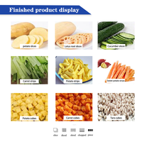 Commerciële Sprieterstrips Stick Slicer Shredder Wortelgroente Fruit 304 Roestvrijstalen Aardappelchips Frietsnijmachine