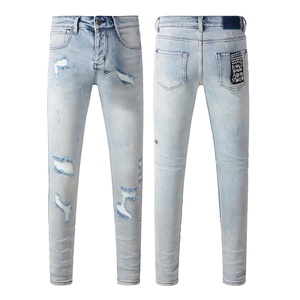   <span class=keywords><strong>Jeans</strong></span> Strappati <span class=keywords><strong>di</strong></span> Alta Qualità Nuova Collezione Designer Brand Denim Homme <span class=keywords><strong>Jeans</strong></span> da <span class=keywords><strong>Uomo</strong></span> - Product Image 1