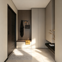 Meubles de salon européens de luxe de haute qualité, armoire à chaussures moderne et élégante pour l'entrée du salon, fabriqué en Chine