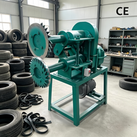 Machine à déchiqueter les pneus de voiture, équipement de broyage de pneus, machine à couper/découper/enfiler les jantes, séparateur de caoutchouc et de garnitures