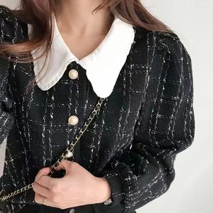 秋の新作ファッションシンプルシャツ薄手デザインレトロ優しい雰囲気レディースシャツ - Product Image 2