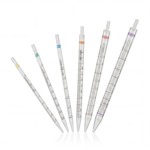 Pipetas Serológicas Estériles Premium de 1 ml, 2 ml, 5 ml, 10 ml, 25 ml, 50 ml, Codificadas por Colores, Grado Médico, PS, Suministros de Laboratorio - Product Image 1