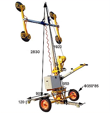 Powerful Vacuum Hoist Glass Vacuum Suction Cup Glass Lifter 800kg