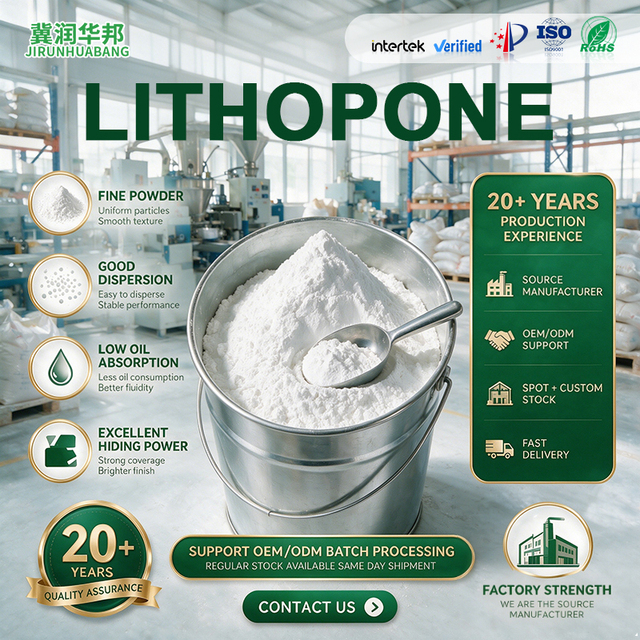 Specialized Fine Particle Size White Pigment for Printing Ink and Paper Coating with High Hiding Power LITHOPONE