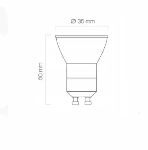Mutfak egzoz aralığı davlumbaz lamba mr11 gu10 led lamba 35mm 1.5w
