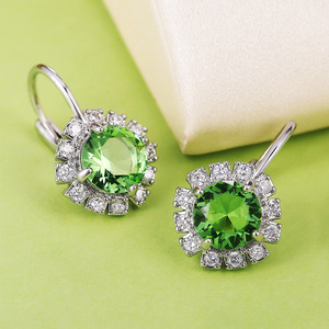 Women's CZ Drop Ear <b>Cuff</b> <b>Earrings</b> Simple Fashion Jewelry - Product Image 1