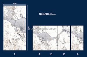 Tavolo da Pranzo Moderno in Pietra Sinterizzata 1600*3200*6mm Lastre in Gres Porcellanato per Uso Esterno Ispirato a <span class=keywords><strong>Pandora</strong></span> - Product Image 5