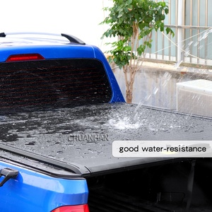 ที่คลุมเตียง<span class=keywords><strong>รถ</strong></span>บรรทุก Picup ฝาลูกกลิ้งอลูมิเนียมแข็งพับเก็บได้สำหรับ RAM 1500 2500 BT50 MAZDA - Product Image 4