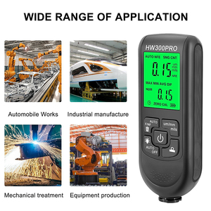 HW-300PRO Auto Thickness <b>Gauge</b> Digital Coating Car Paint Tester Measures 0.1 Micron/0-2000 Thickness Made ABS Material HW-300 PR - Product Image 6